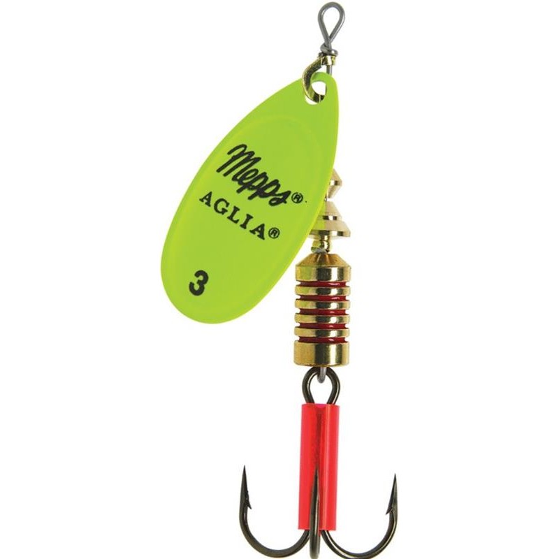 1 cuiller MEPPS Aglia Fluo Jaune n°3 achetée, la 2ème à -50%